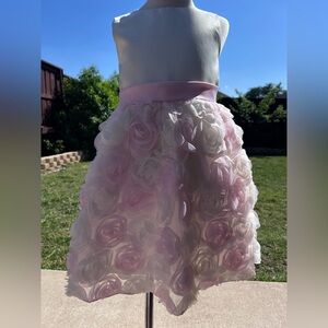 Elegant Pink Floral Dress